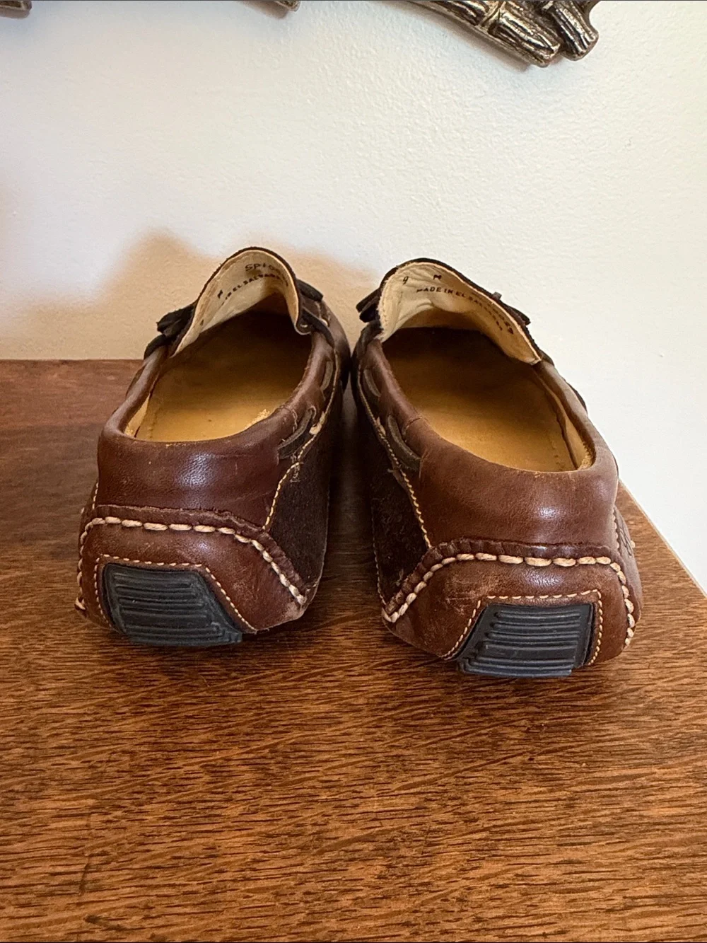 Men’s Ernest Hemingway Leather & Suede Driving Moccasins Size 9